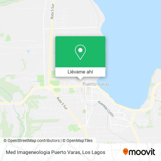 Mapa de Med Imageneologia Puerto Varas