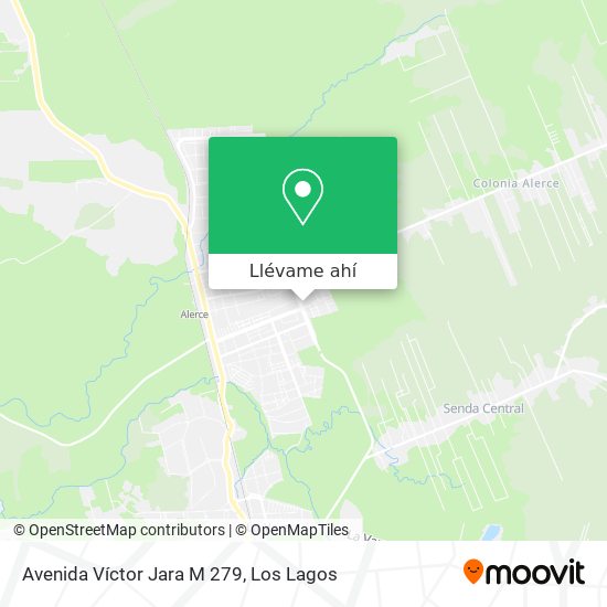 Mapa de Avenida Víctor Jara M 279