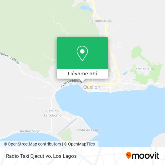 Mapa de Radio Taxi Ejecutivo