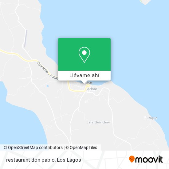 Mapa de restaurant don pablo
