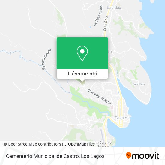 Mapa de Cementerio Municipal de Castro