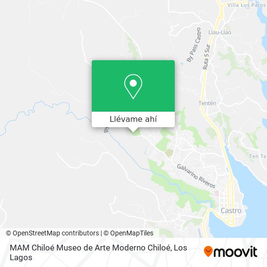 Mapa de MAM Chiloé Museo de Arte Moderno Chiloé