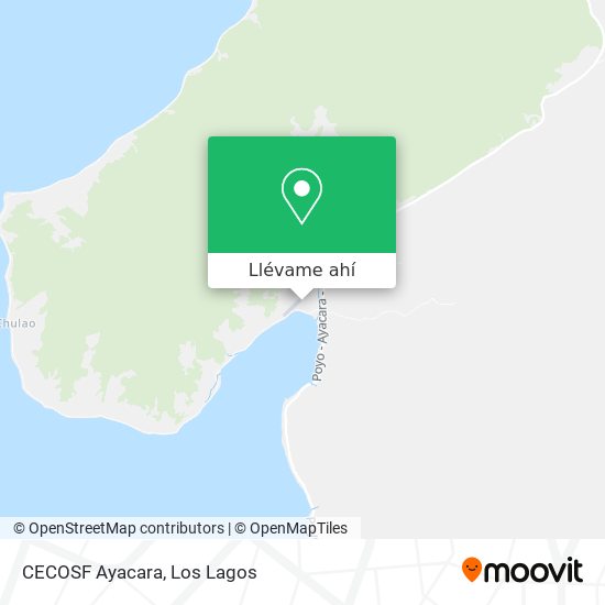 Mapa de CECOSF Ayacara