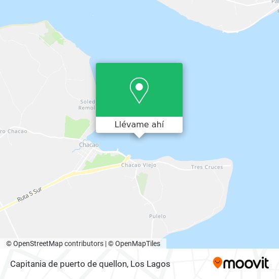 Mapa de Capitania de puerto de quellon