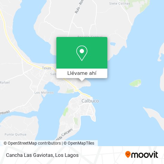 Mapa de Cancha Las Gaviotas