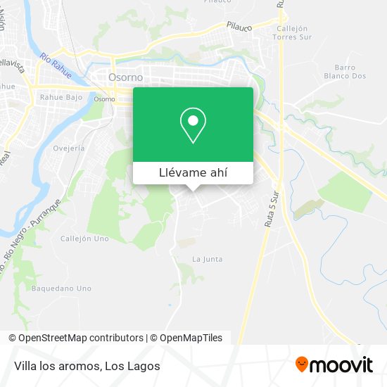 Mapa de Villa los aromos