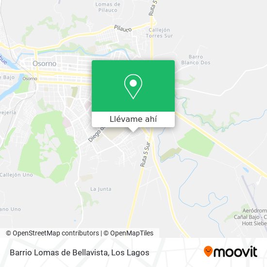 Mapa de Barrio Lomas de Bellavista