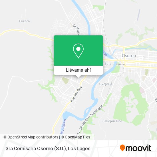 Mapa de 3ra Comisaría Osorno (S.U.)