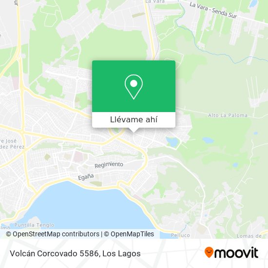 Mapa de Volcán Corcovado 5586