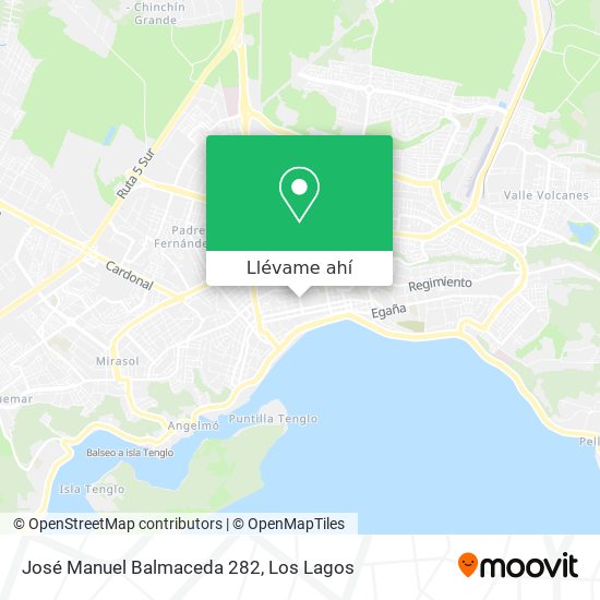 Mapa de José Manuel Balmaceda 282