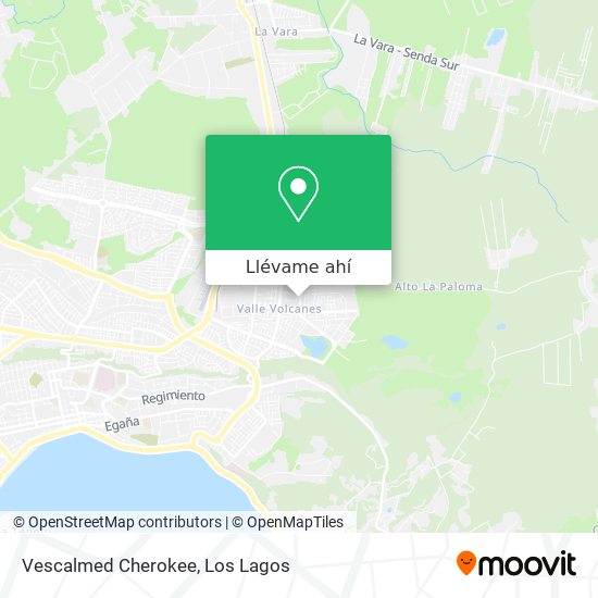 Mapa de Vescalmed Cherokee