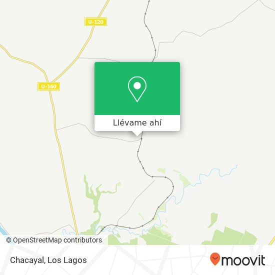 Mapa de Chacayal