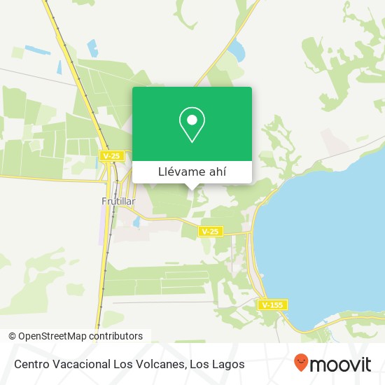 Mapa de Centro Vacacional Los Volcanes