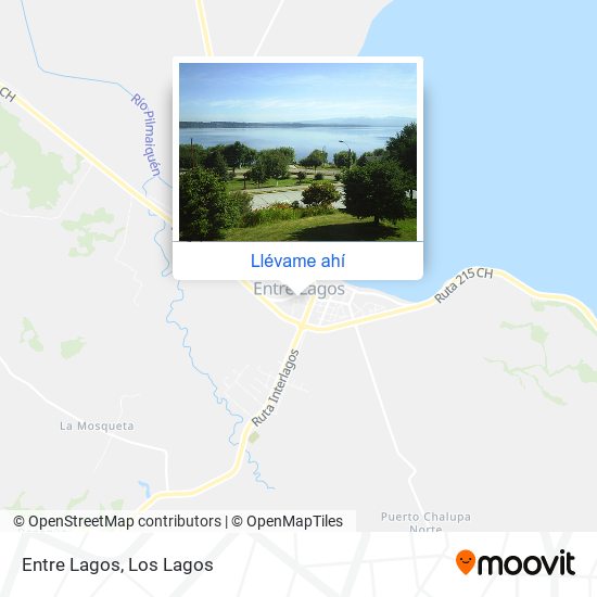 Mapa de Entre Lagos
