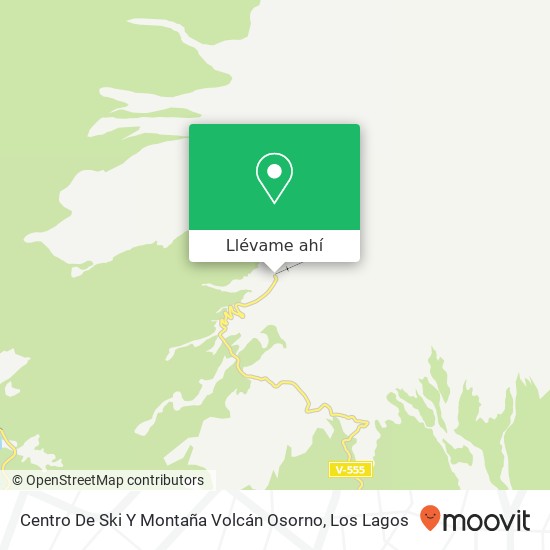 Mapa de Centro De Ski Y Montaña Volcán Osorno
