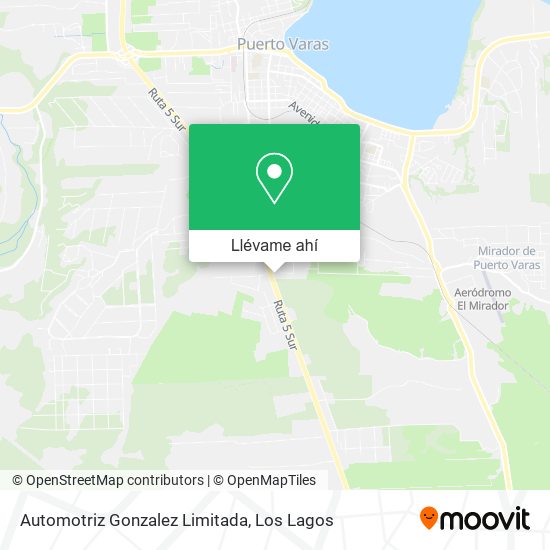 Mapa de Automotriz Gonzalez Limitada