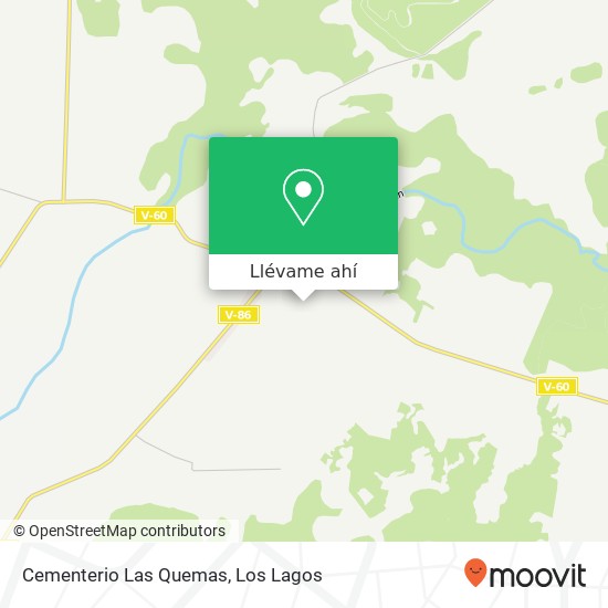 Mapa de Cementerio Las Quemas