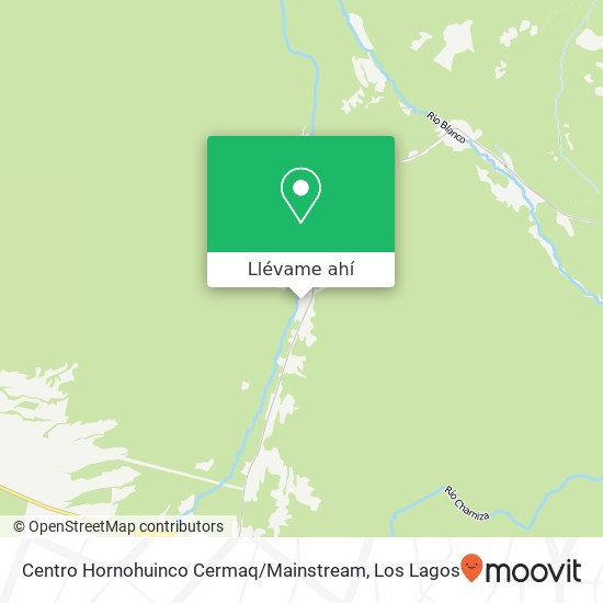 Mapa de Centro Hornohuinco Cermaq / Mainstream
