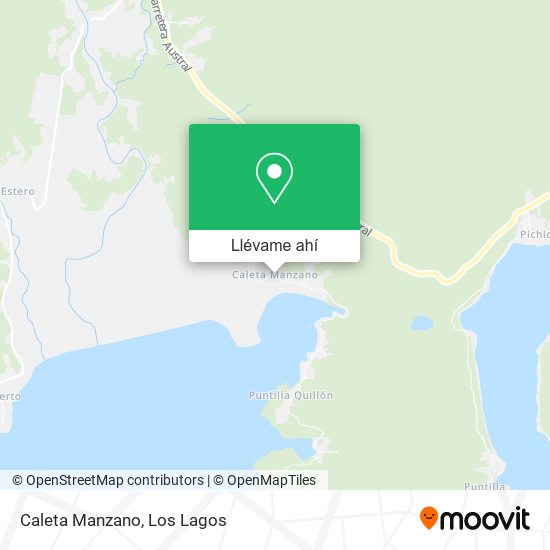Mapa de Caleta Manzano