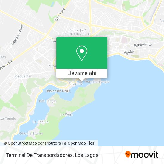 Mapa de Terminal De Transbordadores