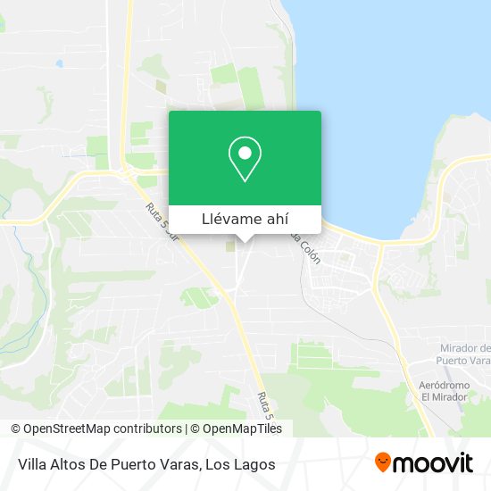 Mapa de Villa Altos De Puerto Varas
