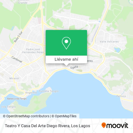 Mapa de Teatro Y Casa Del Arte Diego Rivera