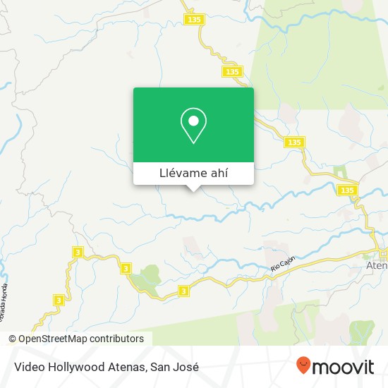 Mapa de Video Hollywood Atenas