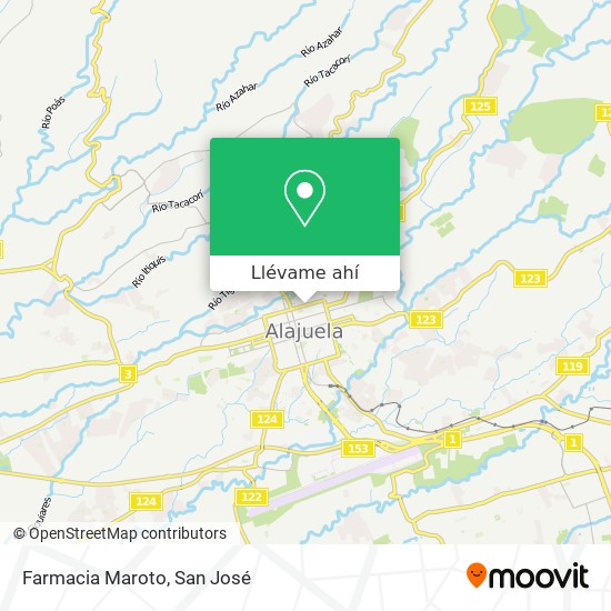 Mapa de Farmacia Maroto