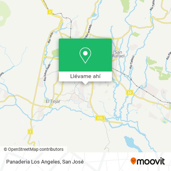 Mapa de Panaderia Los Angeles