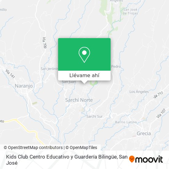 Mapa de Kids Club Centro Educativo y Guardería Bilingüe