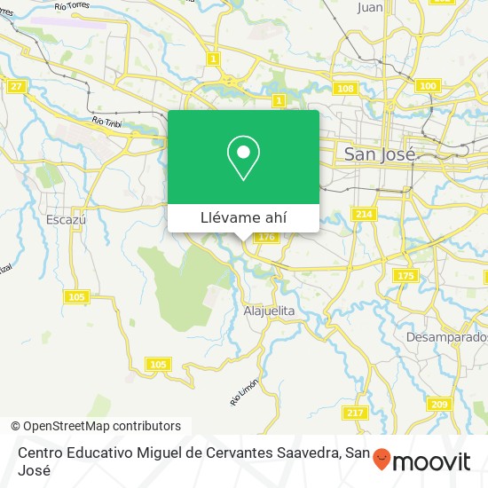 Mapa de Centro Educativo Miguel de Cervantes Saavedra