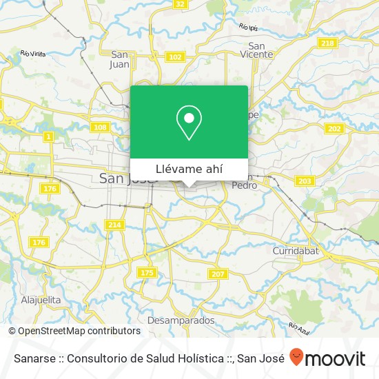 Mapa de Sanarse :: Consultorio de Salud Holística ::