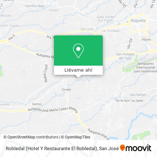 Mapa de Robledal (Hotel Y Restaurante El Robledal)