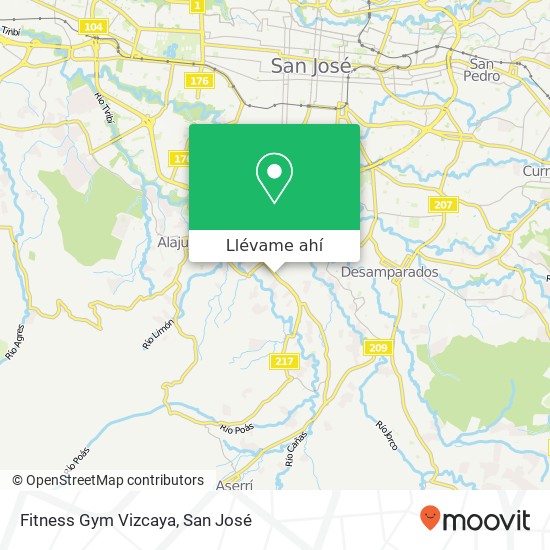 Mapa de Fitness Gym Vizcaya