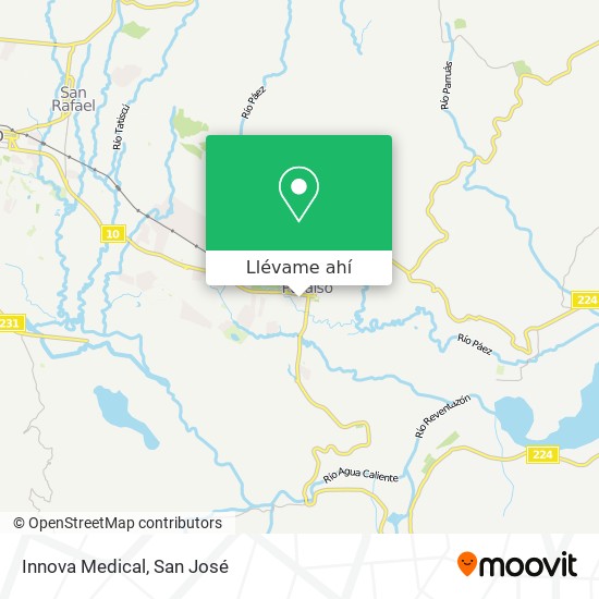 Mapa de Innova Medical