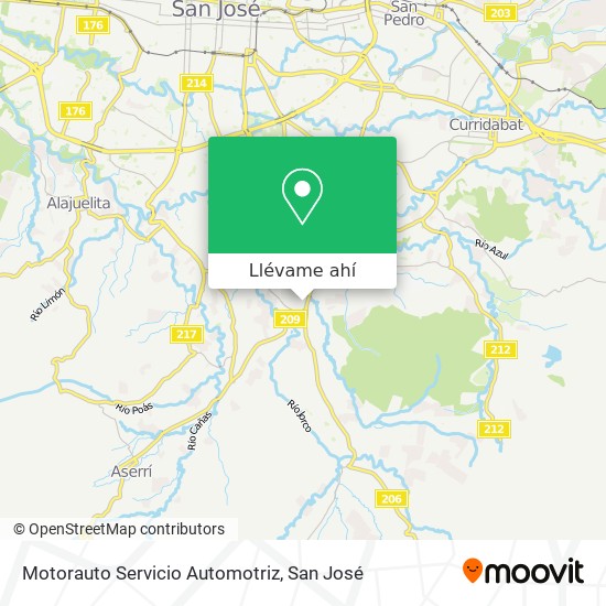 Mapa de Motorauto Servicio Automotriz