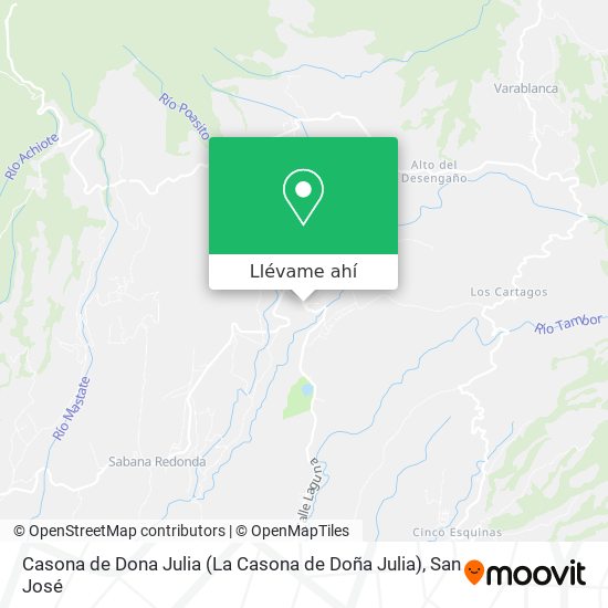 Mapa de Casona de Dona Julia (La Casona de Doña Julia)