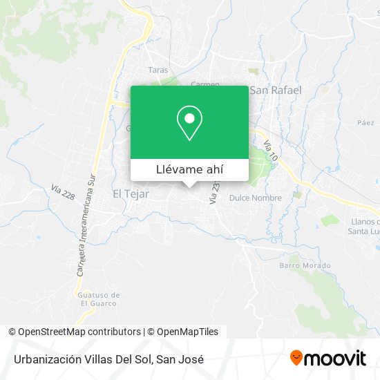 Mapa de Urbanización Villas Del Sol