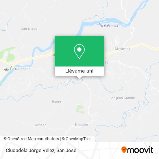 Mapa de Ciudadela Jorge Vélez