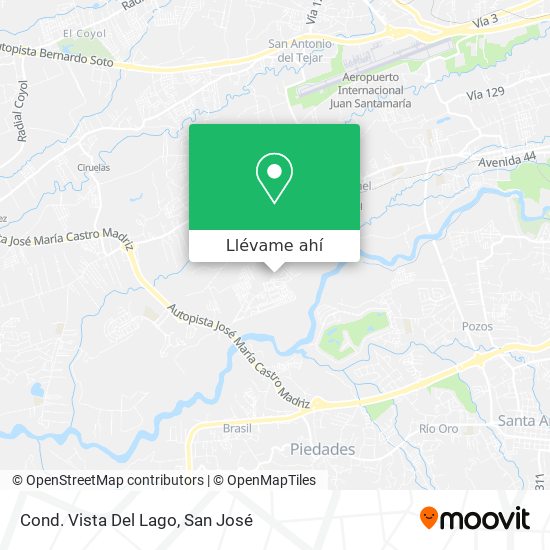 Mapa de Cond. Vista Del Lago