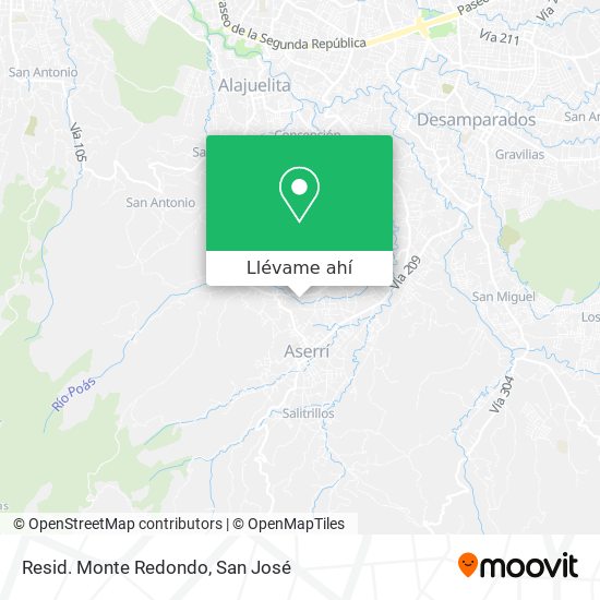 Mapa de Resid. Monte Redondo