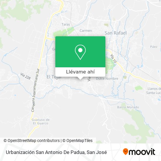 Mapa de Urbanización San Antonio De Padua