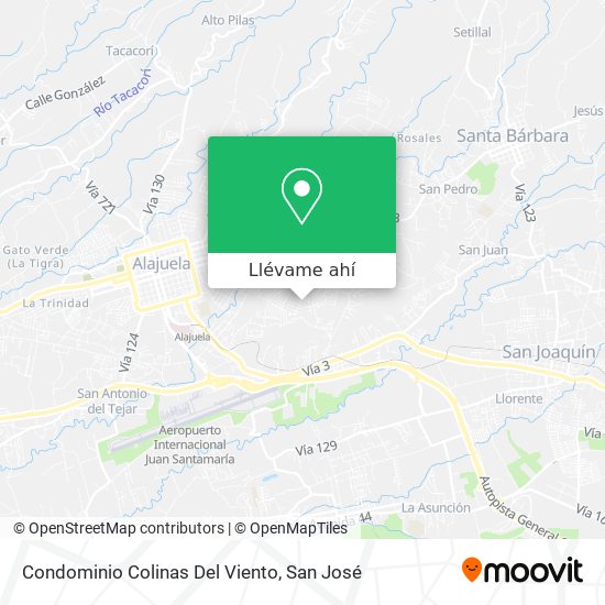 Mapa de Condominio Colinas Del Viento