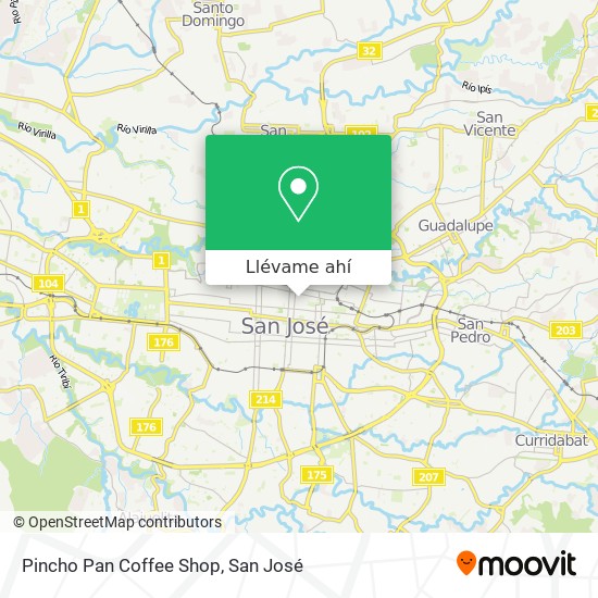 Mapa de Pincho Pan Coffee Shop