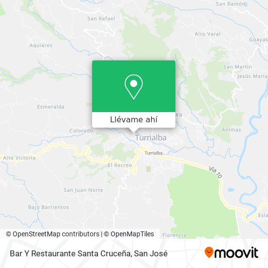 Mapa de Bar Y Restaurante Santa Cruceña