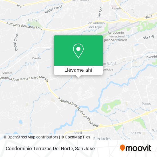 Mapa de Condominio Terrazas Del Norte