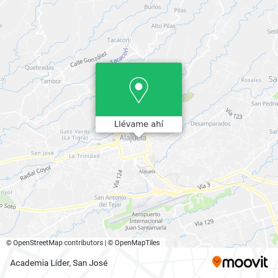 Mapa de Academia Líder