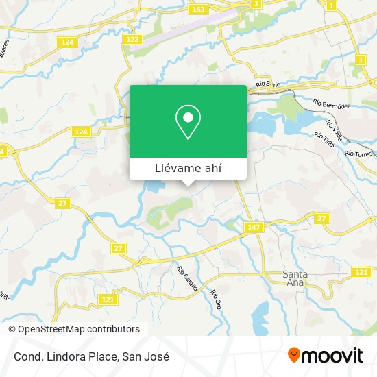 Mapa de Cond. Lindora Place