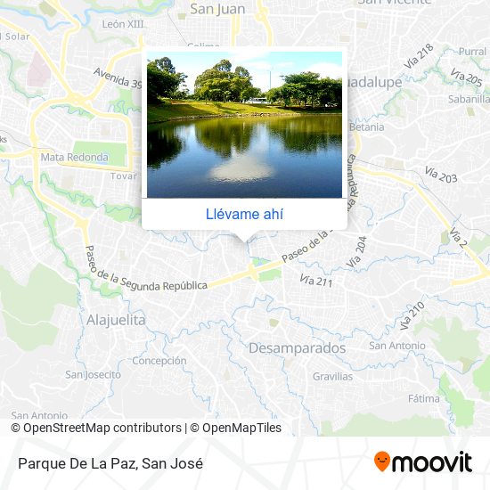 Mapa de Parque De La Paz