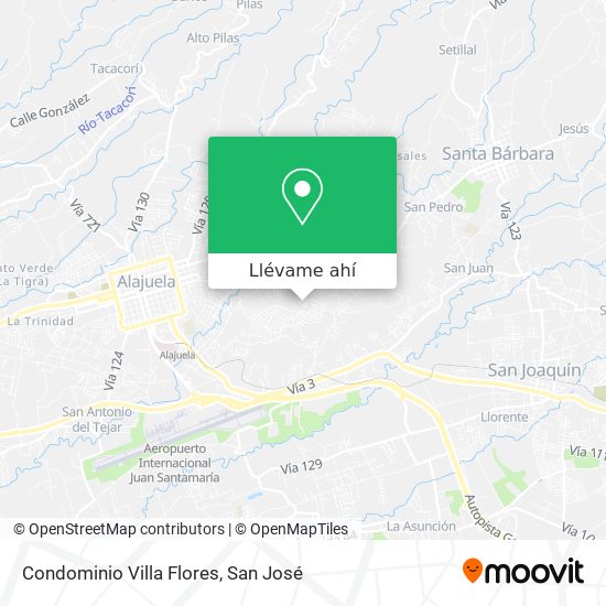 Mapa de Condominio Villa Flores